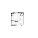 Unterbau Vanity DuraSquare 50 48.5 x 52 x 43.8 cm