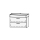 Unterbau Vanity DuraSquare 80 78.5 x 52 x 43.8 cm