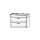 Unterbau Vanity DuraSquare 80 78.5 x 52 x 44.8 cm