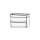 Unterbau Vanity DuraSquare Line 80 78.5 x 52 x 43.8 cm