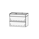 Unterbau Vanity DuraSquare Line 80 78.5 x 52 x 44.8 cm