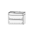 Unterbau Vanity DuraSquare Line 80 78.5 x 52 x 44.8 cm