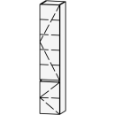 Hochschrank Vanity Keramik Line