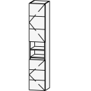 Hochschrank Vanity Keramik Line