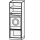 Hochschrank Vanity Bocco Lavadora