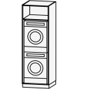 Hochschrank Vanity Bocco Lavadora