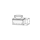 Möbelkombination Vanity Bocco Minimo Mea 2 Style