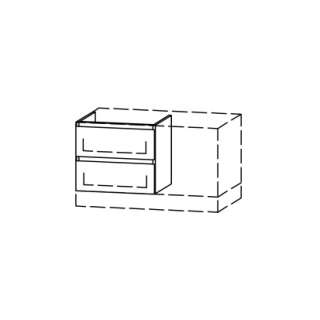 Unterbau Vanity Bocco Mea 2 Style