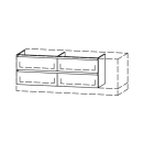 Unterbau Vanity Bocco Mea 2 Style