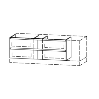 Unterbau Vanity Bocco Mea 2 Style