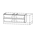 Unterbau Vanity Bocco Mea 2 Style