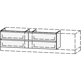 Unterbau Vanity Bocco Mea 2 Style