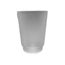 Zahnglas, matt 7.2 x 10.2 x 7.2 cm