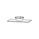 Waschtischelement Vanity Bocco