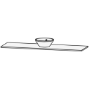 Waschtischelement Vanity Bocco