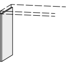 Seitenteil  Vanity Bocco