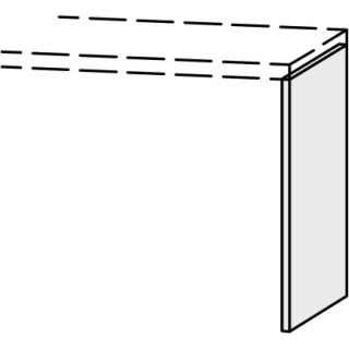 Seitenteil  Vanity Bocco