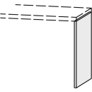 Seitenteil  Vanity Bocco