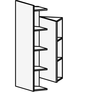 Schrägregal offen Vanity Terioso