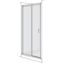 Gleittüre Duscholux Optima 6 Plus