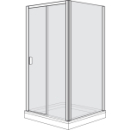 Gleittüre Duscholux Optima 6 Plus