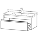 Waschtischmöbel Ketho