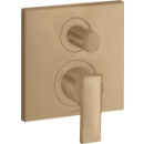 Bademischer-Endmontageset, mit Rückflussverhinder.