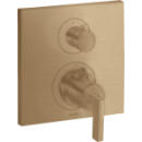 Thermostatmi.-Endmontageset, Hebelgriff, Absperrv.