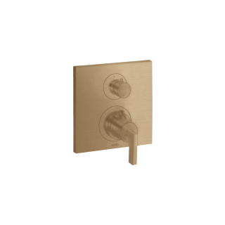 Thermostatmi.-Endmontageset, Hebelgriff, Absperrv.