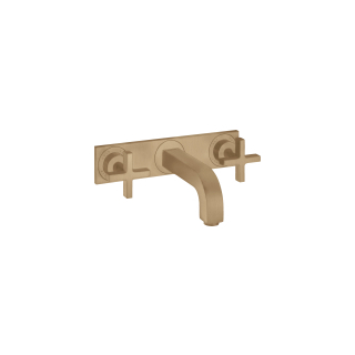 Wandbatterie UP, A 226 mm, mit Platte, Kreuzgriffe