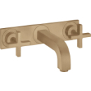 Wandbatterie UP, A 226 mm, mit Platte, Kreuzgriffe