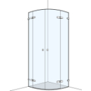 Montagepauschale Koralle, mit Seitenwand ab 1001 mm