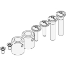 Befestigungsset DIVO für Möbel, zu Badetuchstange