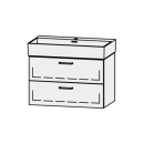 Unterbau Vanity Extra 79.5 x 50 x 44 cm