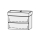 Unterbau Vanity Extra Line 79.5 x 52 x 44 cm