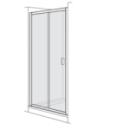 Gleittüre Duscholux Optima 400