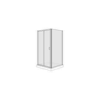 Gleittüre Duscholux Optima 400