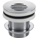 Siebventil 1 1/4", ohne Ueberlauf, Gewinde durchg.