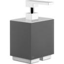 Seifenspender Rettangolo, Standmodell, schwarz