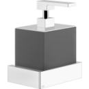 Seifenspender Rettangolo, Behälter Corian schwarz