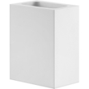 Glas, zu Doppelglashalter, Corian weiss