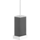 Klosettbürstenhalter, Einsatz Corian schwarz