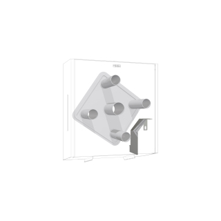 Umrüstset KWC Exos. für Papierhalter gross