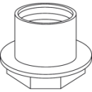Flachmutter KWC verlängert