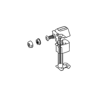 Füllventil zu Keramikspülkasten<br>Anschluss setlich ?", Messing (H8900540000001)