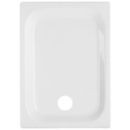 110 x 80 x 6.5 cm, Ablaufloch D. 90 mm