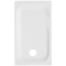 120 x 70 x 6.5 cm, Ablaufloch D. 90 mm