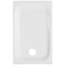 120 x 75 x 6.5 cm, Ablaufloch D. 90 mm