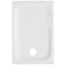 120 x 80 x 6.5 cm, Ablaufloch D. 90 mm