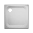 80x80x6.5 cm, Zarge an 4 Seiten, Ablauf D. 90 mm